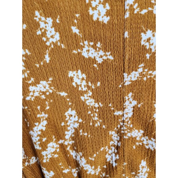 Anthropologie Women's Sz. S Gold Floral Amber Dolman Blouse NWT - Picture 8 of 8